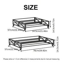 1pc Minimalist Shoe Storage Rack With 360° Swivel Casters, Multi-Functional Iron Storage Rack, Suitable For Bedroom, Dorm, Entryway, Under Sofa, Home Use, Easy Installation, Narrow/Long Style, Space-Saving Storage Solution, Mother's Day And Christmas Gift - Multicolor - View 10