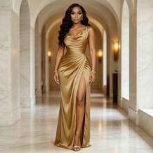 Women Formal & Evening Dresses - Champagne - View 12