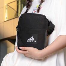 Adidas Unisex Multi-Function One Shoulder Crossbody Bag, Minimalist Versatile Lightweight Sports Casual Bag IT2048 - Black - View 8