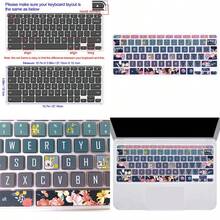 Keyboard Skin For  Chromebook Spin 11 311 CP311 511 512/Chromebook Premium R11 CB5-132T CB3-131/Chromebook R 13 CB5-312T/Chromebook 14 CP5-471/Chromebook 15 CB3-532 C910, Red Flower - View 1