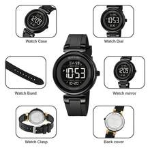 Jam Tangan Digital Pria Populer Model Baru Skmei 2633, Tali PU Asli, Tahan Air, Kronograf, Kalender, dan Jam Tangan Olahraga - Satu-Ukuran - View 8
