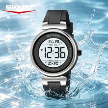 Jam Tangan Digital Pria Populer Model Baru Skmei 2633, Tali PU Asli, Tahan Air, Kronograf, Kalender, dan Jam Tangan Olahraga - Satu-Ukuran - View 10