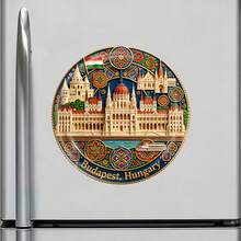 Budapest Where The Danube Whispers Between Parliament And Fisherman's In Embroidered Splendor Keepsake For All Metal Surfaces Throughout The Home - A - View 2