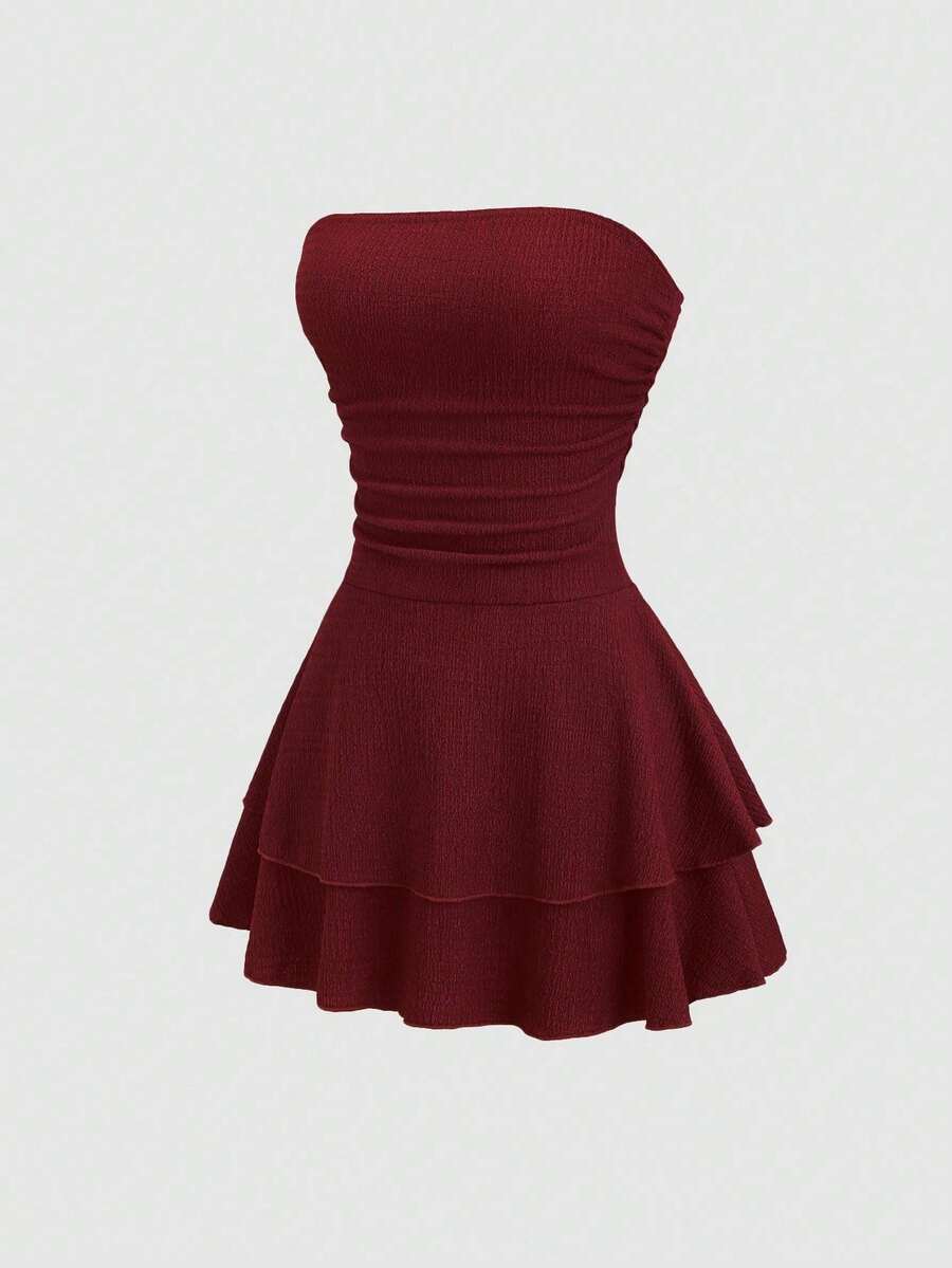High-Visibility Shirts - Burgundy - View 1