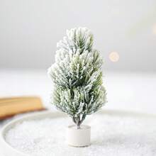 Mini Christmas Trees Christmas Decor Artificial Christmas Decorations, Christmas Tree Bottle Brush Trees Christmas Table Decorations - Multicolor - View 12