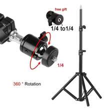43 Inch Universal Projector Tripod, Retractable Aluminum Alloy Stand, Height Adjustable, 1/4 Metal Universal Head, Suitable For LCD Projectors, Cameras And Mobile Phones - View 4