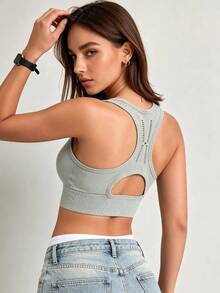 Runway Rest 3pcs Activewear Yoga Bras For Women, Backless Sports Bras For Gym Workout Running - Multicolor - View 4