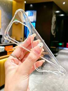 2件裝時尚極簡超清透明手機殼，開學與生日禮物，輕量大孔全覆蓋軟 TPU 材質，相容 iPhone 18/18Pro/18ProMax/17/17Pro/17ProMax/16/16Pro/16ProMax/15/15Pro/15ProMax/14/14Pro/14ProMax/13/12/11 - 透明2 - 查看 4