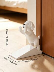 1pc Cute Puppy Door Stopper, 3D Labrador Shaped Door Wedge, Non-Slip Sloped Design Stable Door Support, Prevents Automatic Closing And Finger Pinching, Suitable For Bedroom, Fun Healing Home Decor, Ideal For Rental And Home Practical Decoration - Multicolor - View 7