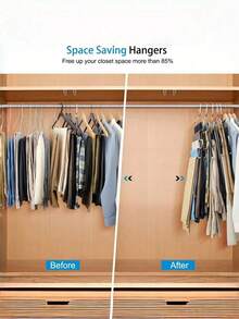 1PC Stainless Steel S-Shaped Clothes Hanger - Non-Slip Space Saving Organizer For Pants, Jeans & Scarves Multipurpose Closet Storage Solution, Wardrobe Organizer, Home Storage Essential - Multicolor - View 7