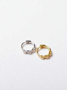 1pc S925 Sterling Silver Minimalist Geometric Circular Nose Ring, Creative Delicate Design, Exclusive Style For Women, Essential For Parties, Ideal Gift For Girlfriend, Mom And Sister - Single - View 5