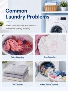 Large Mesh Color Catcher Sheets, Upgraded Large Pack Color Catcher Sheets, Laundry Paper, Color Separating Wash Paper, Anti-Bleeding Laundry Sheets, Laundry Color Catcher Paper, Mixed Laundry Color Catcher, Dye And Color Absorber, Family Pack, Home Essential, Mixed Laundry Assistant, Laundry Store, Laundry Store Practical Set - Large Mesh Color Picker - View 3