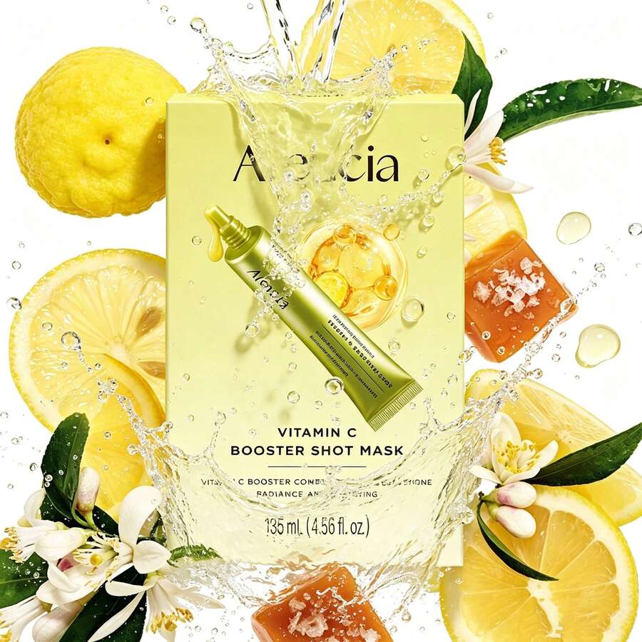Vitamin C Booster Shot Serum With Glutathione, Niacinamide And Vitamin E For Dark Spot Care, Fine Lines & Wrinkles, Glass Skin, Korean Skincare 30ml/1.01 Fl.Oz - Collagen - 查看 1