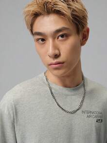 Jordan 男士 AS M J BRK S AIR 85 SS 短袖圓領針織 T-Shirt TIO0028-050 - 灰色 - 查看 3