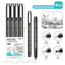 Fine Liner Pens - 4/6/12/18/21 Pack Multi-Function Black Fine Tip Pens With 21 Tip Sizes To Choose From, Ultra-Fine Needle Tip Pen Set, Suitable For Detailed Drawing, Sketching And Writing - Perfect Choice For Artists And Hobbyists, Architectural Drafting And Woodworking Marking Pens - Multi-purpose Marker - View 16