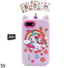Children's Smart Toy Phone, 2.8-Inch Touchscreen, Dual Camera, Silicone Anti-Slip Anti-Drop Protective Case, Multi-Functional Learning Games, Music Player, Perfect Birthday Holiday Gift For Boys And Girls - Multicolor - View 10