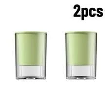 2pcs Multicolor Double Layer Self-Watering Planters, Indoor Desktop Hydroponic Pots, Modern Decorative Planters, Office Home Decor Planting Pots, Suitable For Indoor Plants, Succulents - New Model - View 16