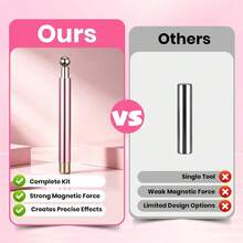 Nail Art Magnet Double Ended Upgraded Large Size Multi Functional Thick Magnet Stick For Cat Eye Gel Nail Art Tools - Multicolor - View 8