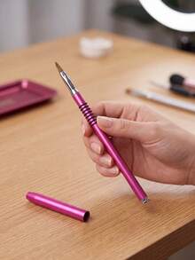 1pc Metal Nail Art Carving Crystal Light Therapy 3D Pattern Pen - Multicolor - View 2