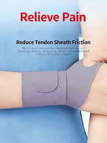 2/4-Piece Adjustable Thickened Wrist Compression Brace, Breathable And Lightweight Wrist Support Belt, With Thumb Ring Design, Suitable For Fitness, Office Typing, Suitable For Both Men And Women, Suitable For Both Left And Right Hands - Multicolor - View 4
