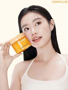 UNNY CLUB 200ml(100pcs) Vitamin C American Coffee Night Revitalizing Cotton Pads, 70% High Concentration VC, Brightening Enhanced Vitamin C Formula, Extract Awakens Dull Skin, Refines Rough Texture, Controls Oil And Shrinks Visible Pores, Refreshing Icy Texture, Please Perform Local Sensitivity Test Before Use, - Night Revitalizing - View 10