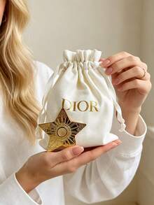 Dior Portable Women's High-End Large Capacity Travel Toiletry & Cosmetic Storage Bag - Gold - View 2