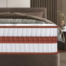 Mattress 90x190, Height 26 Cm, Spring Mattress 7-Zone Ergonomics, Firmness Level H3, Breathable, Antibacterial, Hypoallergenic - White - View 4