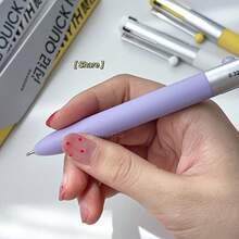 2pcs/Pack 4-In-1 Multi-Color Neutral Pens 0.32mm 0.5mm Black Red Blue Writing Pens Creative Clip Design Office Supplies Business Gifts - A - View 7