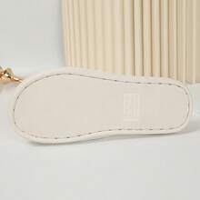 Cute Santa Claus Cotton Slippers For Women, Winter Indoor Home Use, Soft-Soled, Non-Slip, Skin-Friendly, Plush And Fluffy Slippers - White - View 2