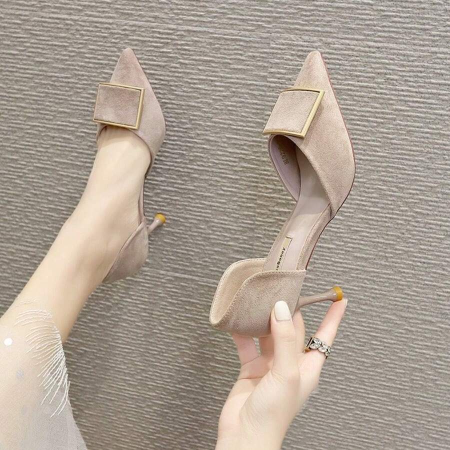 Women Pumps - Khaki - View 1