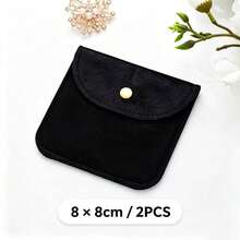 2pcs/5pcs/10pcs/20pcs/50pcs Velvet Jewelry Packaging Bags Soft Velvet Gift Bags For Rings Earrings Bracelets Necklaces Storage Bags Wedding Guest Candy Bags Gift Bags - Velvet Jewelry Pouch - View 87