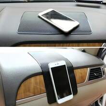 1PC Car Dashboard Anti-Slip Mat, Can Hold Phone, Keys, Remote Control, Organize Dashboard Clutter. Surface Is Waterproof And Dirt-Resistant, Stains Can Be Wiped Clean, Strong Anti-Slip Performance, Items Stay Secure, Universal Car Interior Accessory For Sedan And SUV. - 1pcs Car Storage Anti-slip Mat - View 7