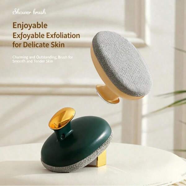 1pc Bath Brush For Body Exfoliation, Comfortable Handle Support, For Skin