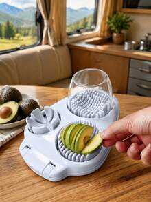 2pcs Heavy Duty Manual Egg Slicer, Chopper And Cutter - This Multi-Functional Egg Cutting Device With Round Blades Can Precisely Slice, Making It A Convenient Kitchen Tool For Preparing Omelets And Salads - Multicolor - View 14