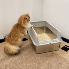 Cat Litter Box Enclosures - Stainless Steel - View 4