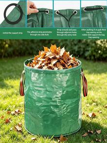 Large Capacity Reusable Leaf Collection Bag With Handle, Thickened Grass Clippings Collection Bag For Garden Yard And Lawn Debris Cleanup, Essential For Autumn And Winter Cleaning - One Size - View 7