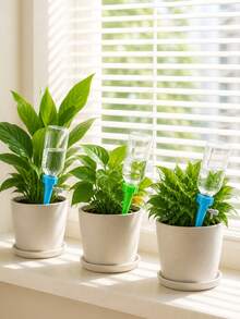 Automatic Watering Device, Slouchy Watering Assistant, Self-Spraying Nozzle, Adjustable Plant Watering Nozzle With Slow Release Control Valve, Suitable For Outdoor And Holiday Plant Watering - Multicolor - View 6
