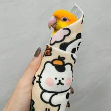 Bird Nail Clippers, Parrot Grooming Wrap, 2-In-1 Nail Trimming Set - Suitable For Cockatiels, Budgies, Lovebirds, Small Long-Tailed Parrots, Anti-Scratch Anti-Escape Multi-Functional Pet Supplies - Style A - View 8