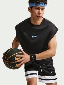 Nike 男款 AS M NK DF SL TOP STREET 背心運動背心 IW1202-010 - 黑色 - 查看 2