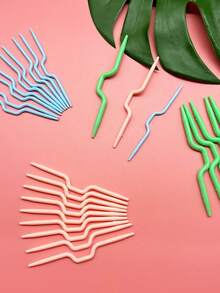 V-Shaped Cable Knitting Needle Set, 30 Pieces, 3mm, 4mm, 5mm Common Sizes, V-Shaped Design Anti-Slip And Stable, Holds Yarn Loops More Securely, Knitting Accessory For Knitting Sweaters, Scarves, Cardigans, Hats With 3D Cable Patterns - Twisted Needle Set - View 9