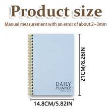 Daily Planner, New 2027 Edition, Time And Task Planning, Important To-Do List, A5 Spiral Notebook, Suitable For Students And Office Workers, Stationery, Office Supplies, Back-To-School Season - Plan Book - View 6