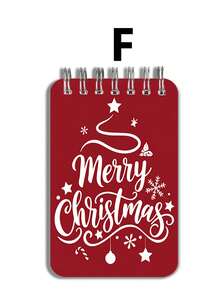 New Christmas Theme Mini Loose-Leaf Notebook - Portable Pocket Size, Suitable For Writing, Memo, Diary, Study And Office, Thoughtful Gift For Teachers On Teacher's Day, Also Great Gift For Graduation, Birthday, Back To School Essential, Back To School Season, Back To School Must-Have, Christmas Gift (Mini Size) - Multicolor - View 14