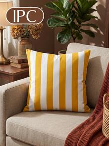 1/2pcs Striped Pattern Pillowcase (No Filling), Cushion Cover, Decorative Pillowcase, Single-Sided Print, Multi-Functional, Breathable, Anti-Pilling, Comfortable, Machine Washable, Suitable For Sofa And Car Pillows, Room Decor, Autumn Decor, Home Decor, Autumn Decor - Multicolor - View 9