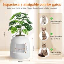Cat Litter Box Enclosures - Brown - View 4