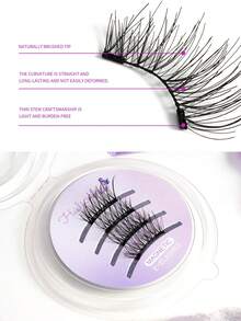 Lightweight Soft Layered Magnetic False Eyelashes For Deep Big Eyes - View 3
