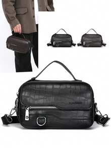 New Personalized Design Men's Handheld One Shoulder Crossbody Bag - Multicolor - View 1