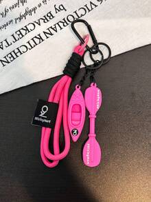 Racing Kayak Bag Charm, Creative Competition Small Gift, Soft Rubber Mini Kayak Keychain, Suitable For Backpack Decoration, Daily Bag Ornament, Holiday Party Gift, Back To School Gift, Women's Keychain, Car Keychain, Keychain Making Material, Men's Keychain, Backpack Charm Keychain, Keychain, Keychain Pendant, Keychain Coin Purse, Bulk Keychains, Keychain Set, Keychain Accessories - Multicolor - View 7