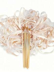 10/20pcs Ribbon Magic Wands With 3 Layers Of Ribbon And Gold Bells, Party Favors, Ribbon Sticks, Fairy Magic Wands, Wedding Decoration - Ribbon Stick - View 15