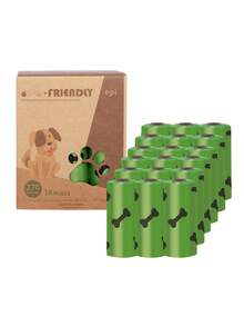 4/9/18 Rolls Pet Dog Poop Bags, Thickened And Durable, Suitable For Dog Walking And Carrying Dog Waste, Poop Bags Trash Bags - Green - View 11