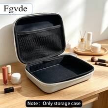 Fgvde Travel Hard Shell Storage Box, With Detachable Foam Pad, Zipper Portable Storage Bag, With Carrying Strap, Portable Organizer Bag, Suitable For Jewelry, Small Cosmetics, Mini Electronics And Daily Accessories - View 1